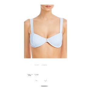 Aqua Blue Balconette Bra with Underwire